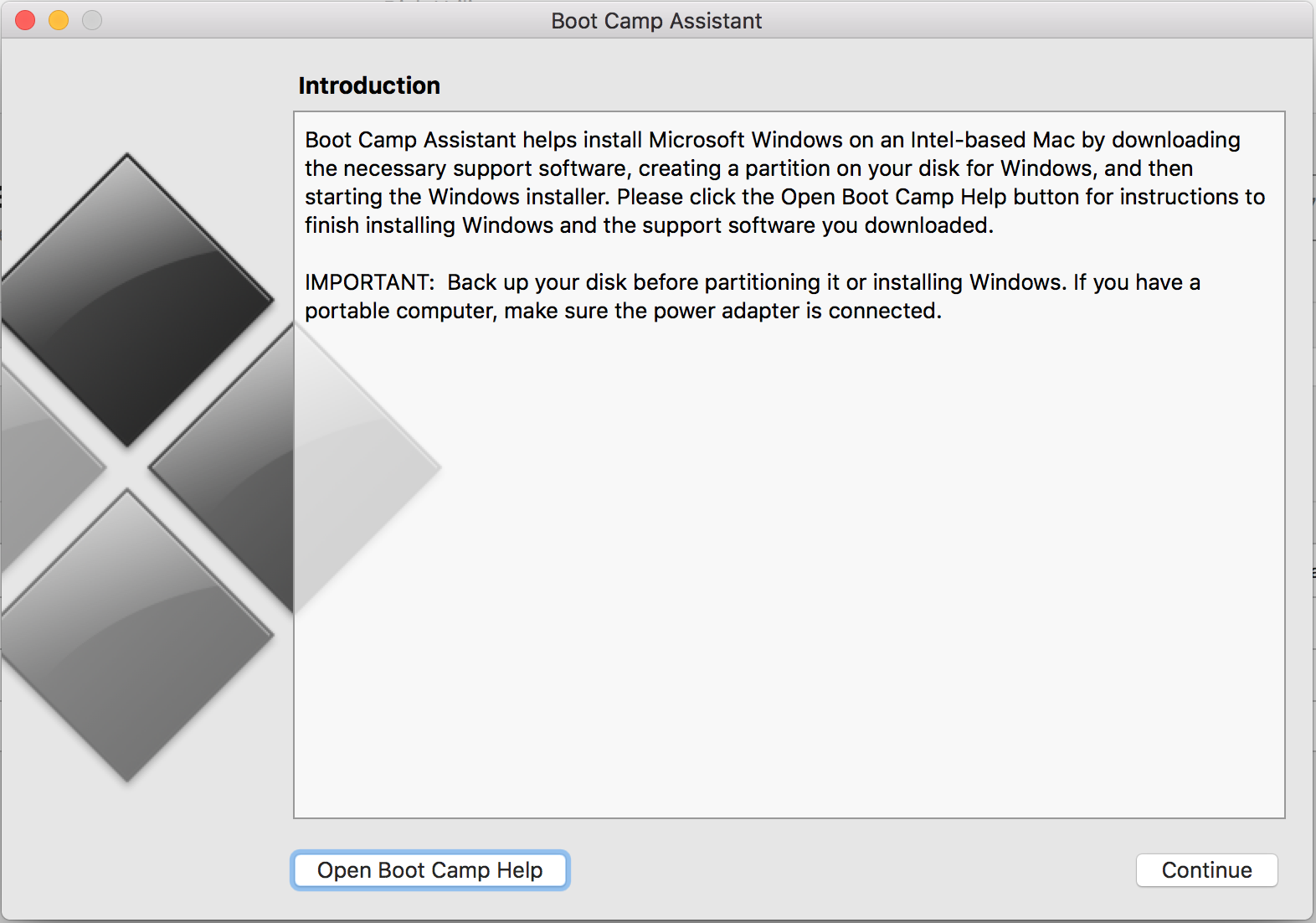 mac os file system for bootcamp windows 7